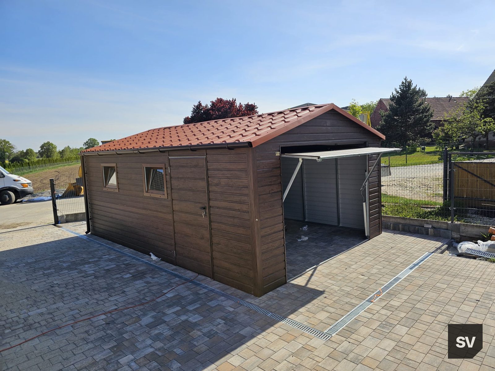 Garaż blaszany 3×5 na jedno auto — realizacja StalVibe